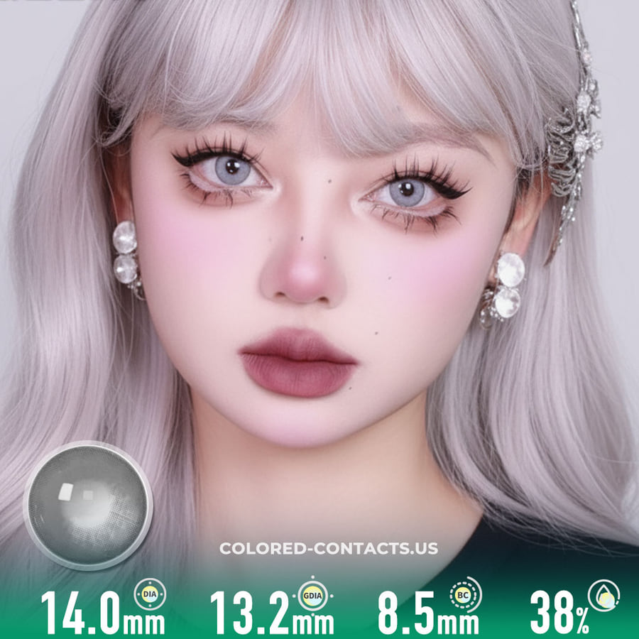 Bluebells Pearl Grey Colored Contacts