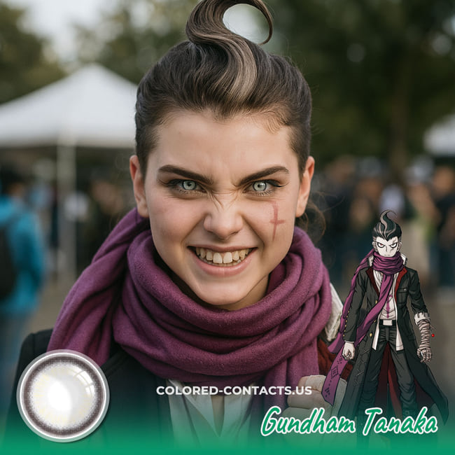 New Cosplay &Amp; Halloween Contacts - Ccus Eyewear · Premium Colored Contacts Gundham Tanaka Cosplay Contact Lenses