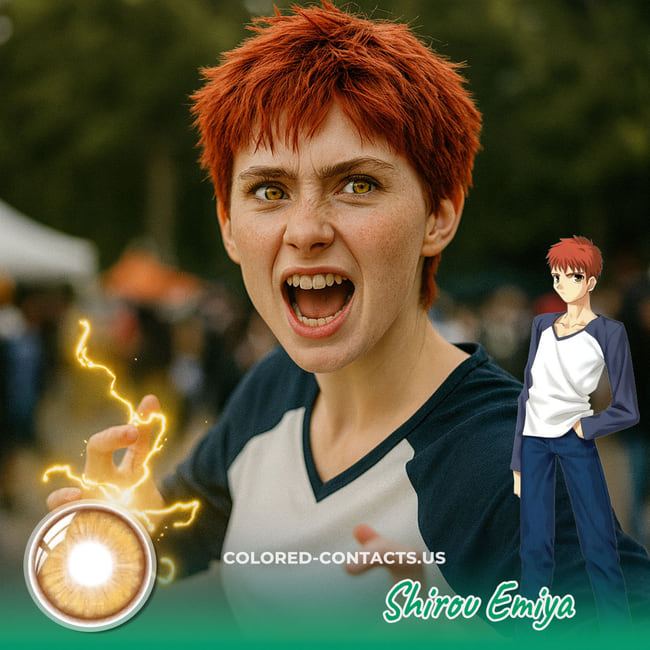 New Cosplay &Amp; Halloween Contacts - Ccus Eyewear · Premium Colored Contacts Shirou Emiya Cosplay Contact Lenses | 4-Piece Set