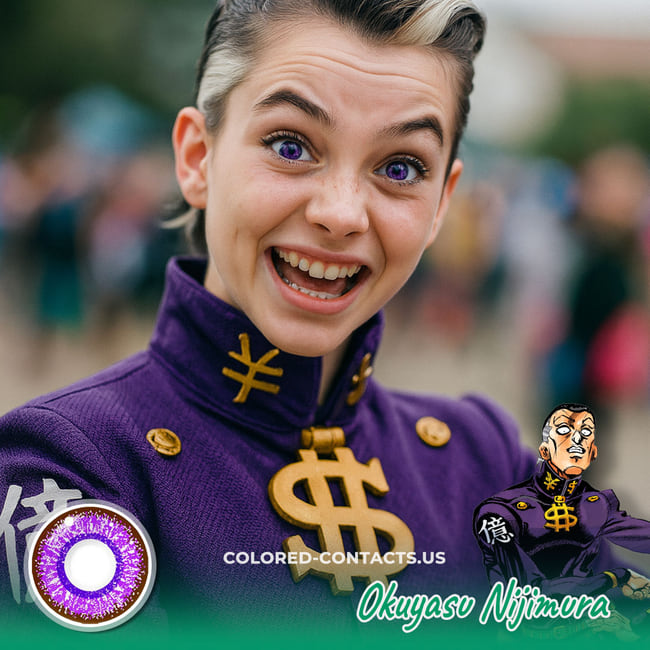 New Cosplay &Amp; Halloween Contacts - Ccus Eyewear · Premium Colored Contacts Okuyasu Nijimura Cosplay Contact Lenses