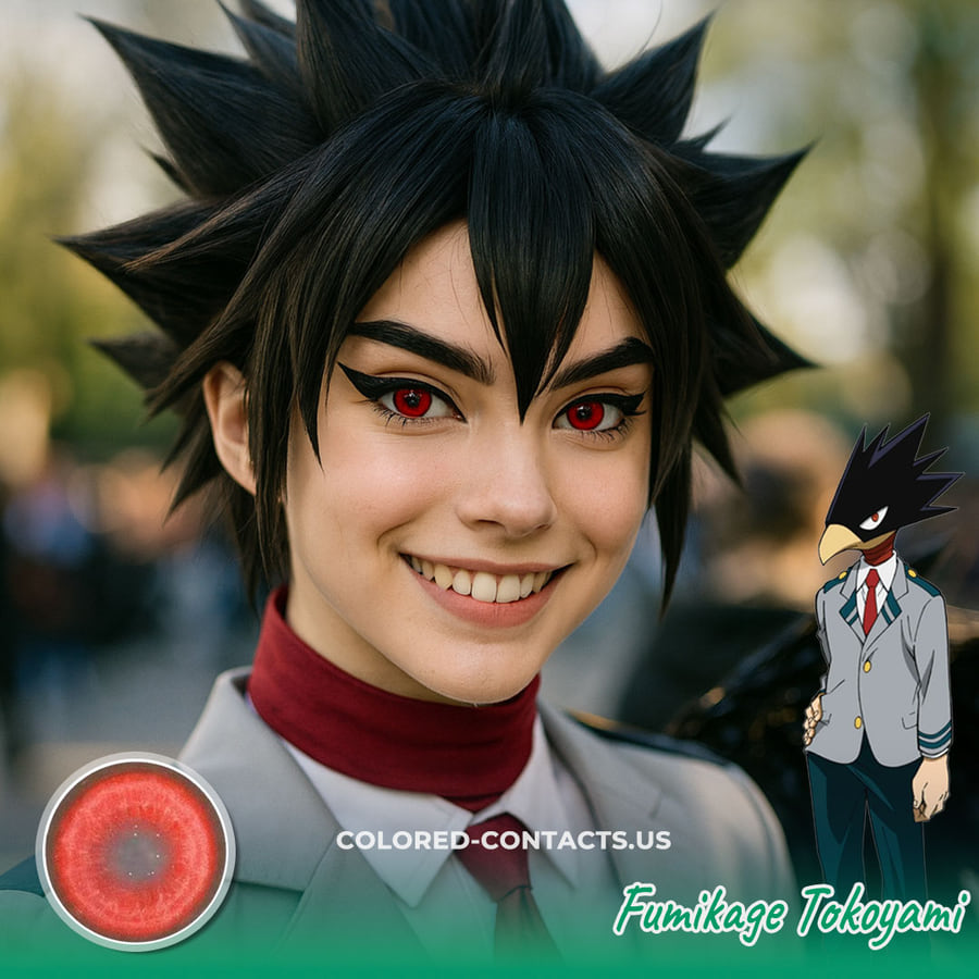 Fumikage Tokoyami Cosplay Contact Lenses