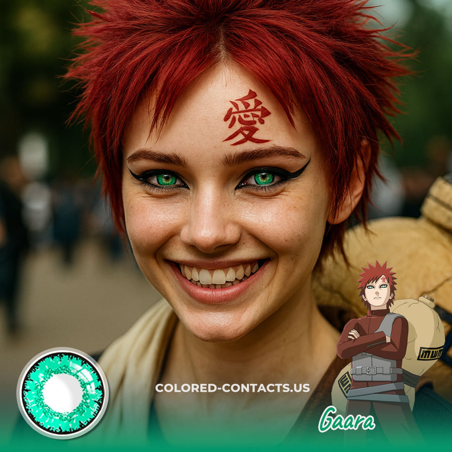 Opal Green Anime Cosplay Contact Lenses - Ccus Eyewear · Premium Colored Contacts Opal Green Anime Cosplay Contact Lenses