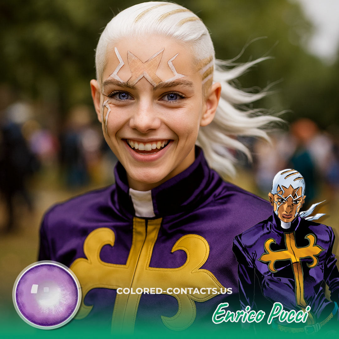 Enrico Pucci Cosplay Contact Lenses - Ccus Eyewear · Premium Colored Contacts Enrico Pucci Cosplay Contact Lenses