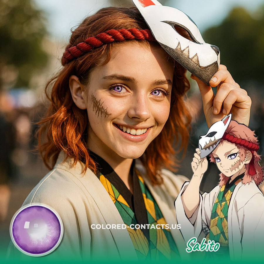 Sabito Cosplay Contact Lenses - Ccus Eyewear · Premium Colored Contacts Sabito Cosplay Contact Lenses