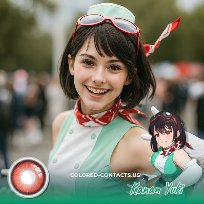 Kanan Yuki Cosplay Contact Lenses