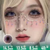 Purple Spider Web Colored Contacts  | 4-Piece Set