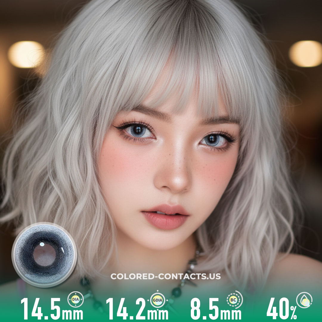 Celestial Storm Gray Colored Contacts | 4-Lens Pack - Ccus Eyewear · Premium Colored Contacts Celestial Storm Gray Colored Contacts | 4-Lens Pack
