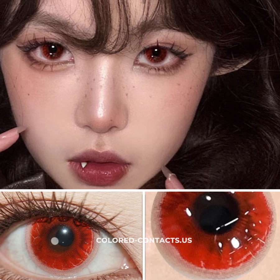 Flame Rift Demon Eye Red Crazy Lenses | 4-Lens Pack