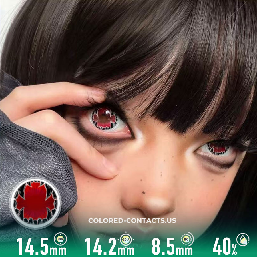 Hellhound Red Crazy Lenses | 4-Lens Pack - Hellhound Red Crazy Lenses