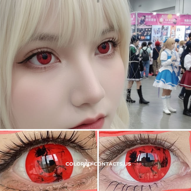 Blood Curse Red Crazy Lenses | 4-Lens Pack - Ccus Eyewear · Premium Colored Contacts Blood Curse Red Crazy Lenses | 4-Lens Pack