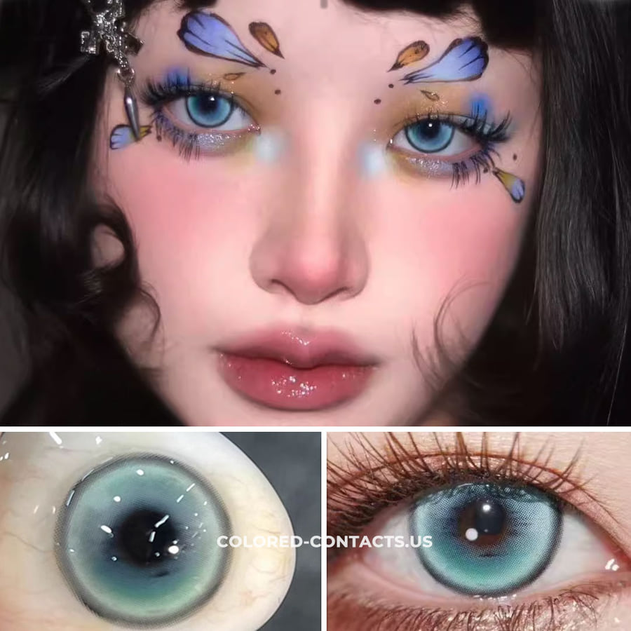 Mystic Ocean Aqua Colored Contacts | 4-Lens Pack - Ccus Eyewear · Premium Colored Contacts Mystic Ocean Aqua Colored Contacts | 4-Lens Pack
