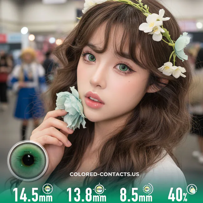 Home - Ccus Eyewear · Premium Colored Contacts Enchanted Forest Green Colored Contacts | 4-Lens Pack
