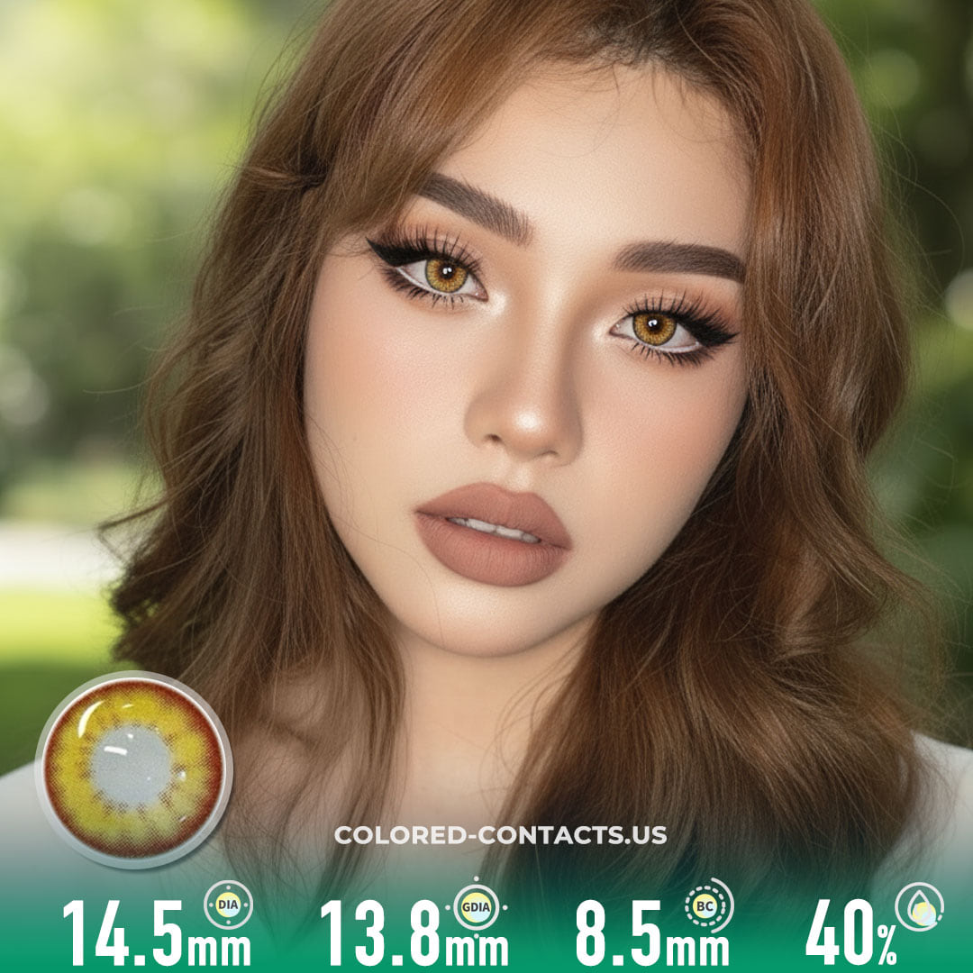 Sunflower Brown Colored Contacts - Ccus Eyewear · Premium Colored Contacts Sunflower Brown Colored Contacts