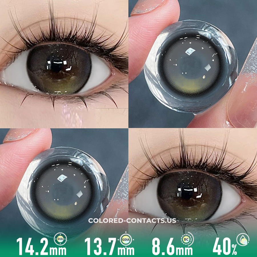 Florence Memory Gray Colored Contacts - Ccus Eyewear · Premium Colored Contacts Florence Memory Gray Colored Contacts