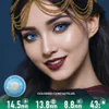 Dream Lotus Blue Colored Contacts | 4-Lens Pack - Ccus Eyewear · Premium Colored Contacts Dream Lotus Blue Colored Contacts | 4-Lens Pack