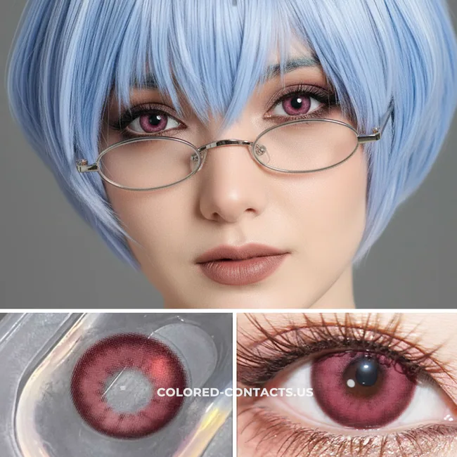 Missing Berry Pink Colored Contacts | 4-Lens Pack - Ccus Eyewear · Premium Colored Contacts Missing Berry Pink Colored Contacts | 4-Lens Pack