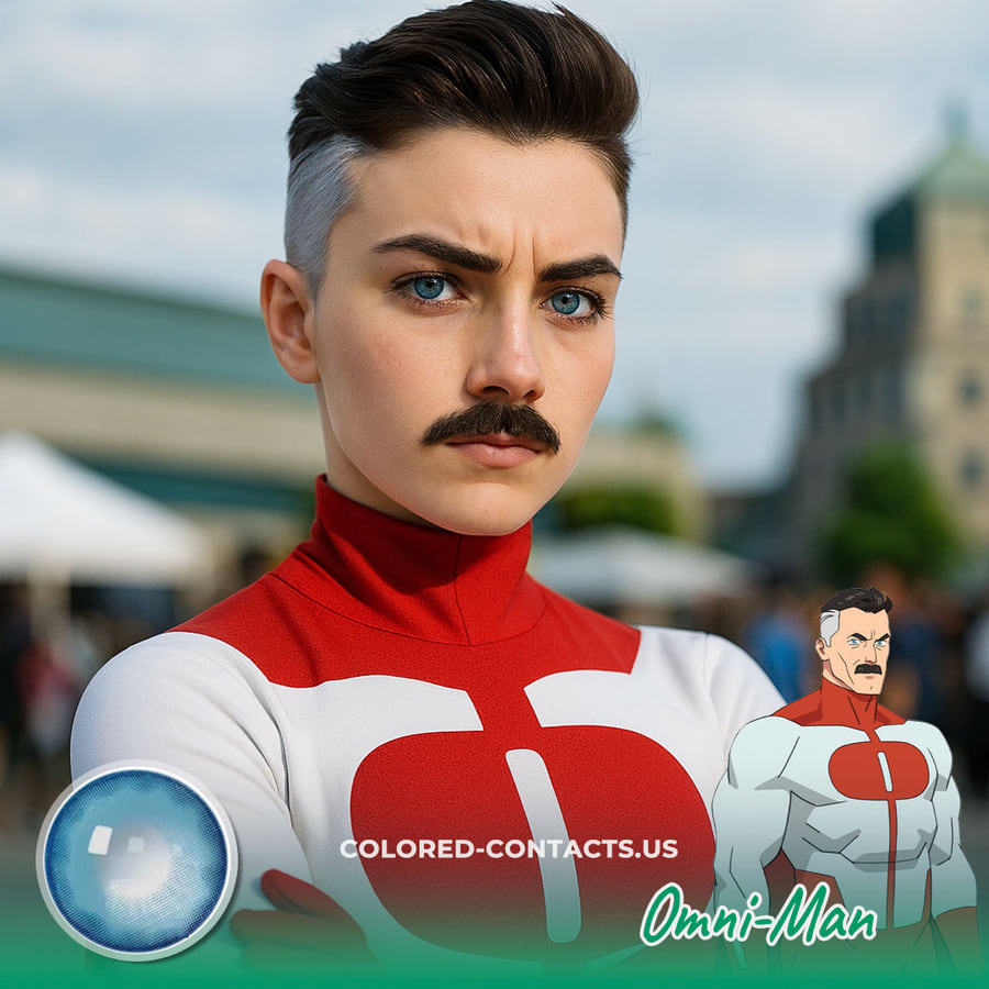 Omni-Man Cosplay Contact Lenses - Ccus Eyewear · Premium Colored Contacts Omni-Man Cosplay Contact Lenses