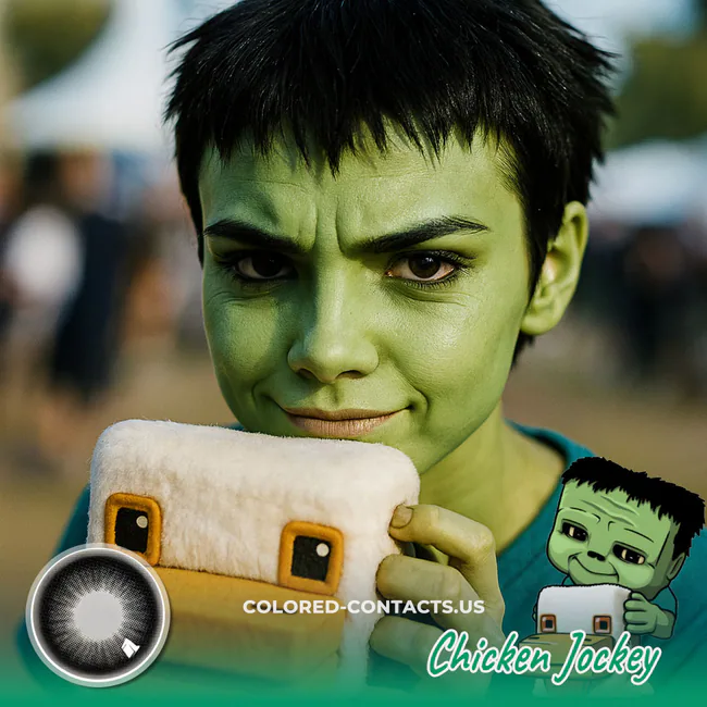 Minecraft : Chicken Jockey Cosplay Contact Lenses