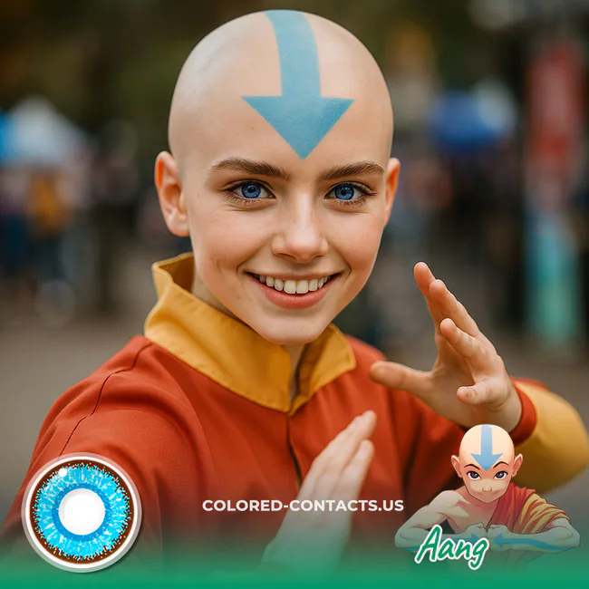 Avatar : Aang Cosplay Contact Lenses - Aang Cosplay Contact Lenses