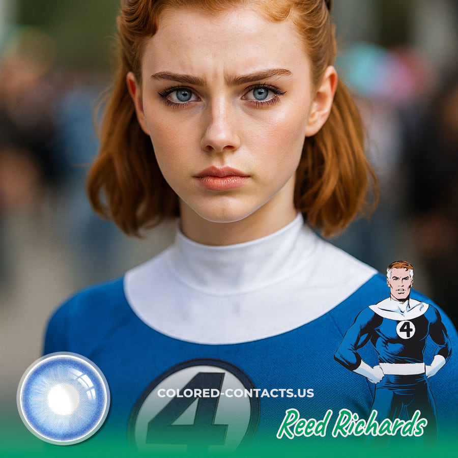 Reed Richards Cosplay Contact Lenses - Ccus Eyewear · Premium Colored Contacts Reed Richards Cosplay Contact Lenses