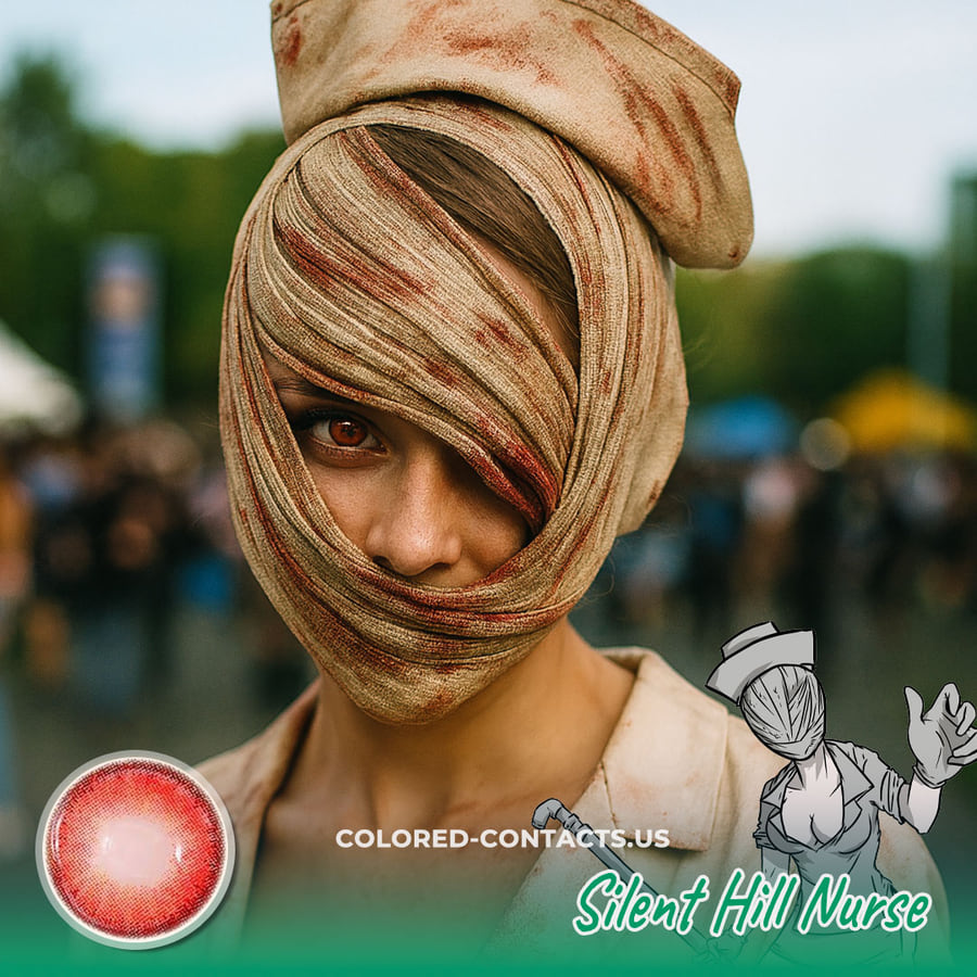 Silent Hill Nurse Cosplay Contact Lenses - Ccus Eyewear · Premium Colored Contacts Silent Hill Nurse Cosplay Contact Lenses