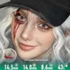 White Baseball Puppeteer Crazy Contact Lenses | 4-Lens Pack - Ccus Eyewear · Premium Colored Contacts White Baseball Puppeteer Crazy Contact Lenses | 4-Lens Pack