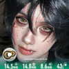 Golden Horror Double Pupil Contact Lenses | 4-Lens Pack
