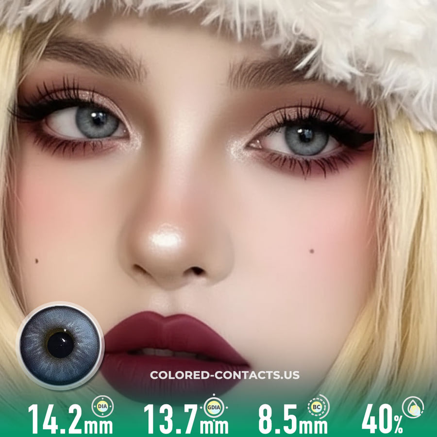 Pony Grey-Blue Colored Contacts - Ccus Eyewear · Premium Colored Contacts Pony Grey-Blue Colored Contacts