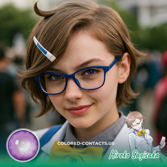 TS : Hiroko Sagisaka Cosplay Contact Lenses