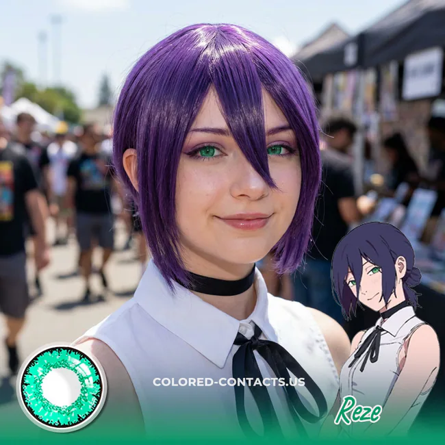 Cm : Reze Cosplay Contact Lenses - Reze Cosplay Contact Lenses