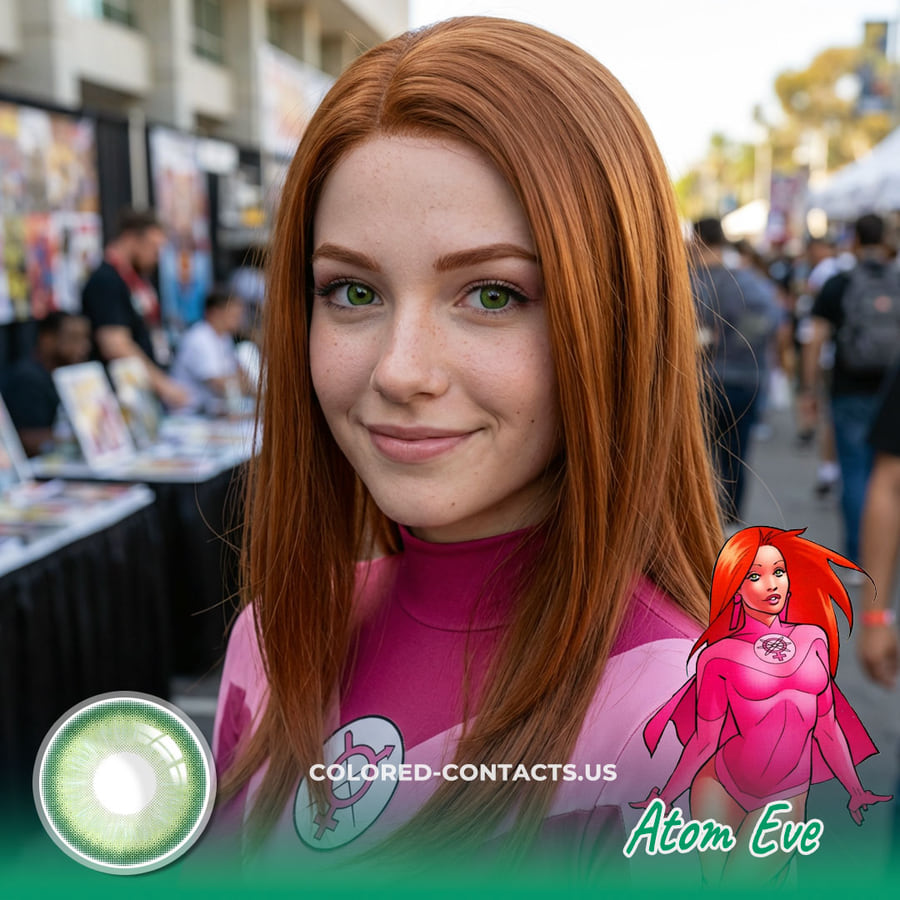 Atom Eve Cosplay Contact Lenses - Ccus Eyewear · Premium Colored Contacts Atom Eve Cosplay Contact Lenses