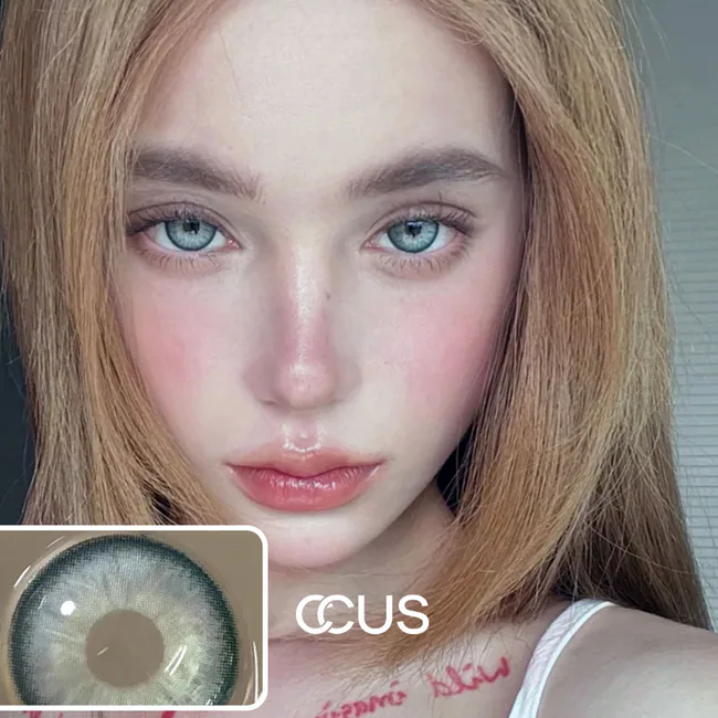 Seafoam Aura Green Colored Contacts