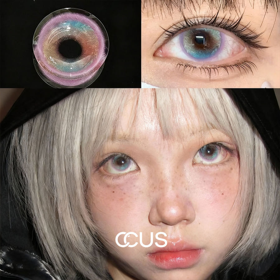 Unicorn Fantasy Rainbow Colored Contacts