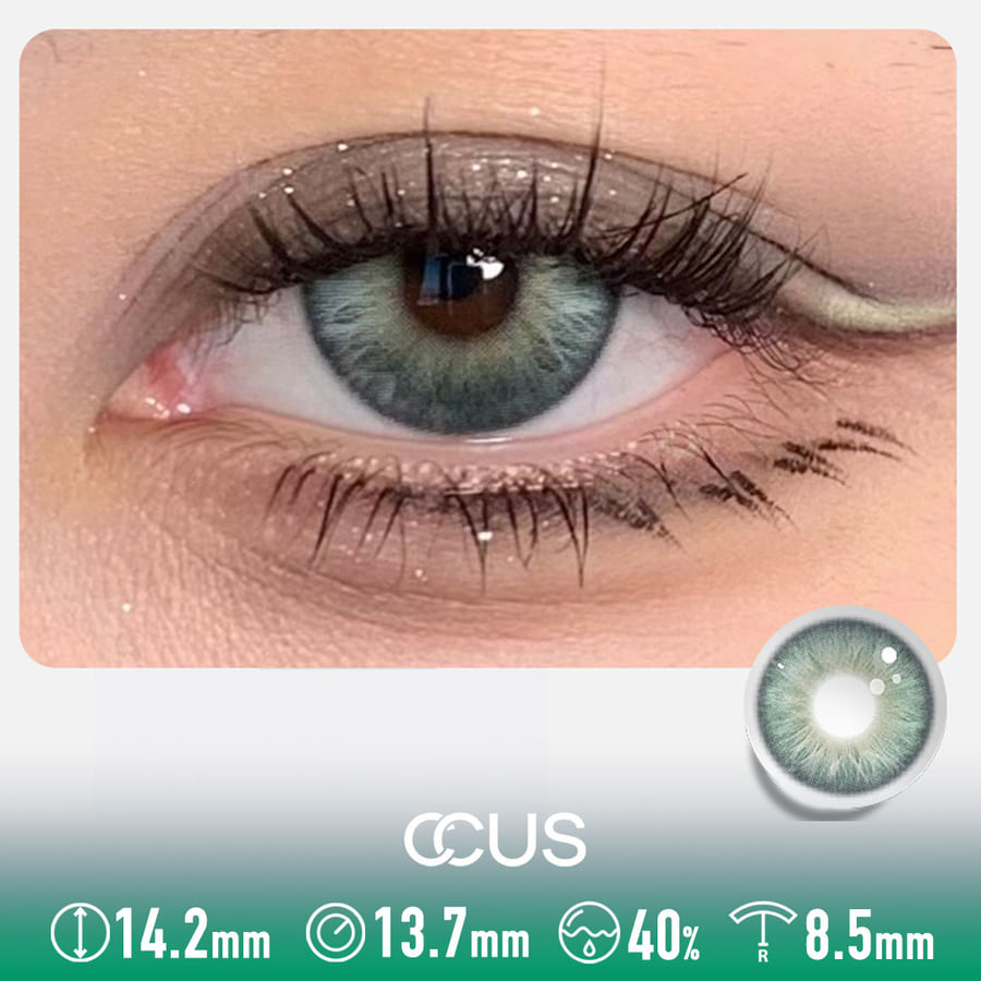 Sea Mist Green Mixed-Blood Lens
