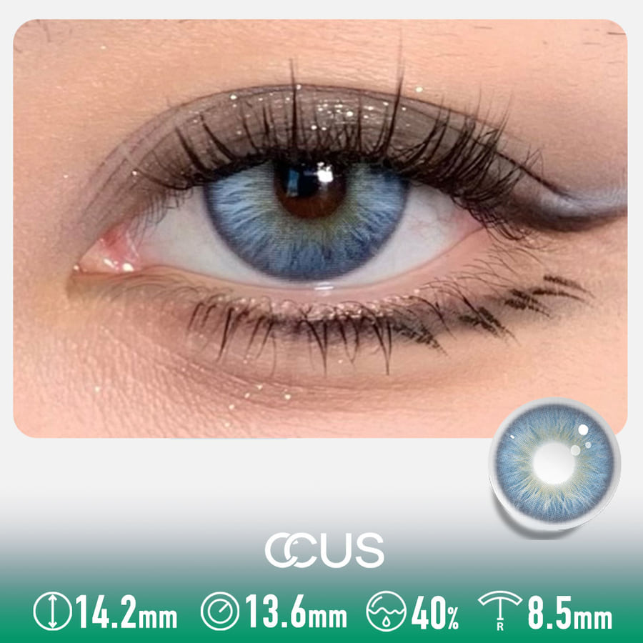 Misty Blue Mixed-Blood Lens