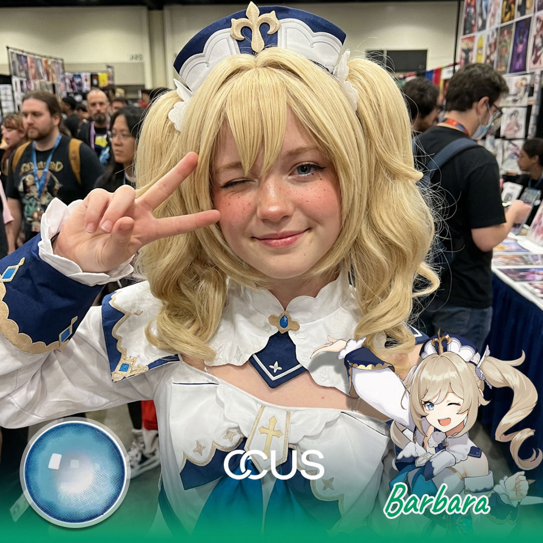 Genshin Impact Barbara Cosplay Contact Lenses