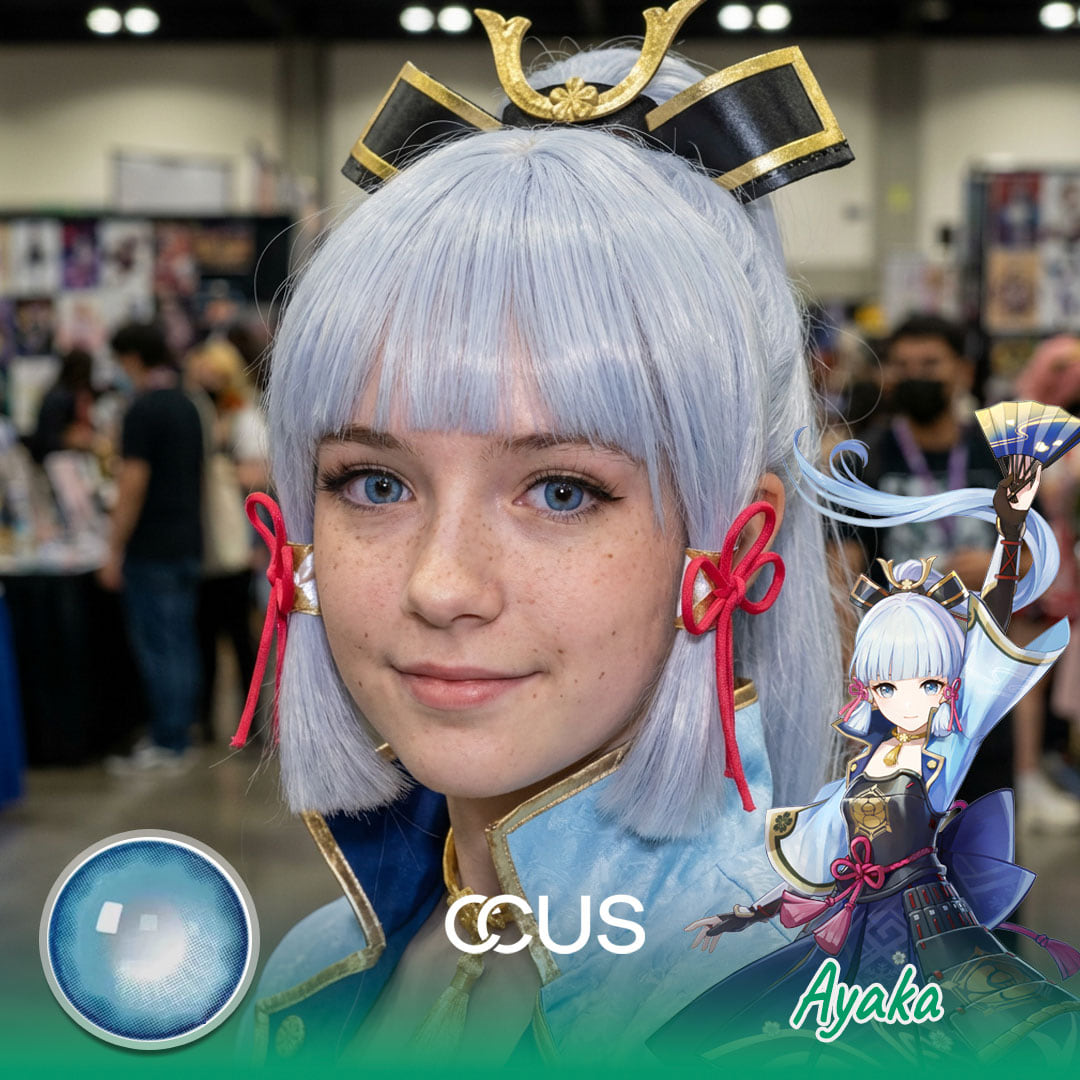 Gi : Ayaka Cosplay Contact Lenses - Ccus Eyewear · Premium Colored Contacts Genshin Impact Ayaka Cosplay Contact Lenses - Ayaka Cosplay Contact Lenses