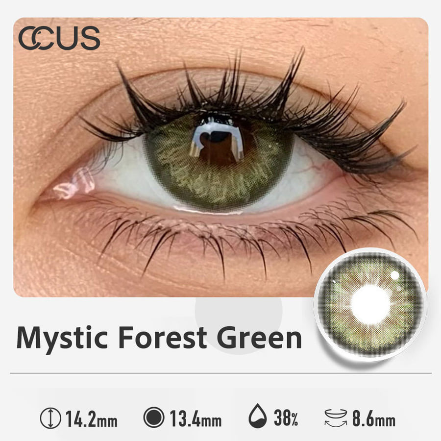 Mystic Forest Green - Ccus Eyewear · Premium Colored Contacts Mystic Forest Green - Mystic Forest Green Detail