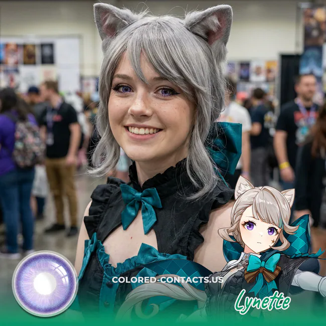 Genshin Impact: Lynette Cosplay Contact Lenses