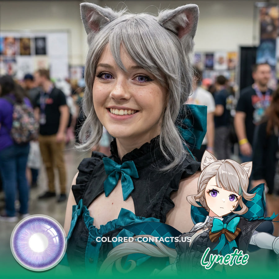 Genshin Impact: Lynette Cosplay Contact Lenses