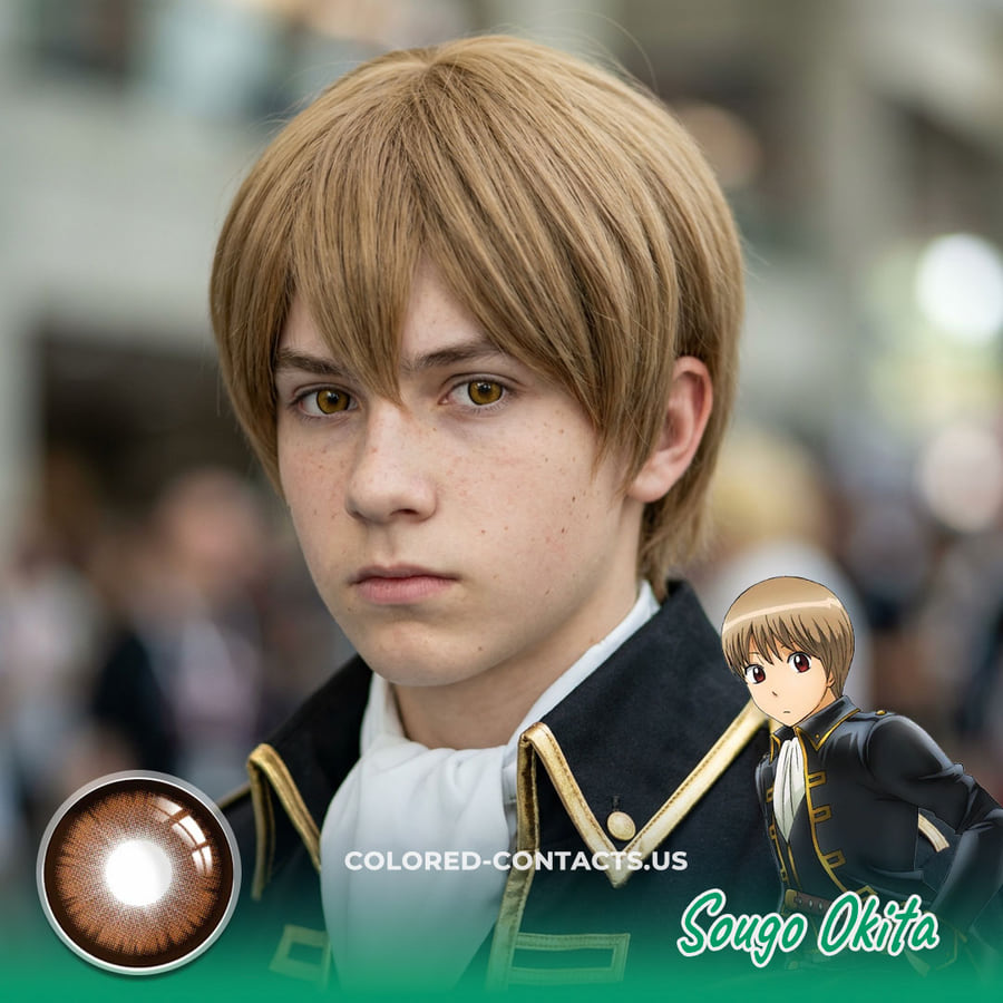 Sougo Okita Cosplay Contact Lenses - Ccus Eyewear · Premium Colored Contacts Sougo Okita Cosplay Contact Lenses
