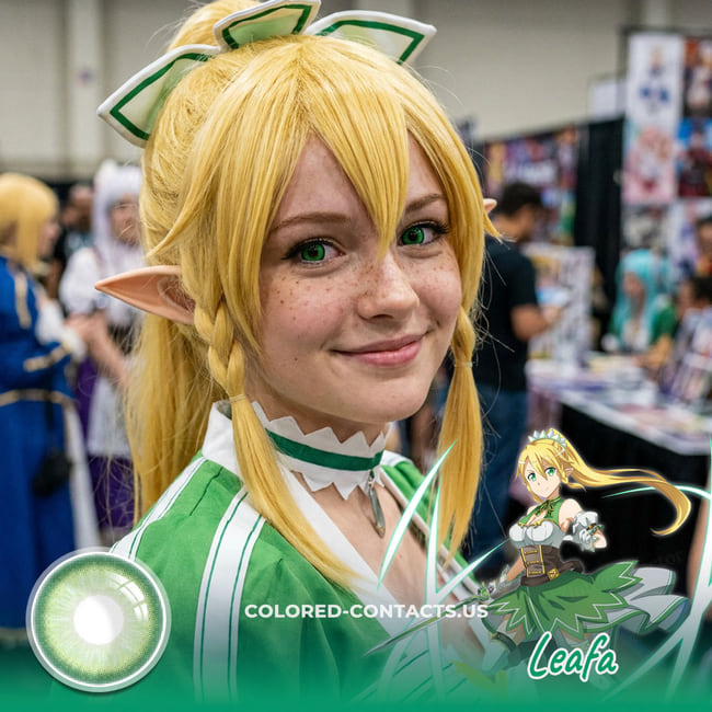 These Leafa Cosplay Contact Lenses Are About To Give You That Ultimate Sylph Warrior Energy