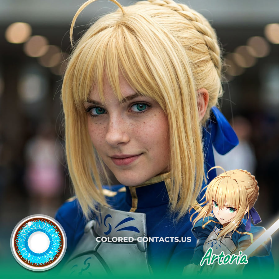 These Artoria Cosplay Contact Lenses Are About To Give You That Ultimate King Of Knights Energy