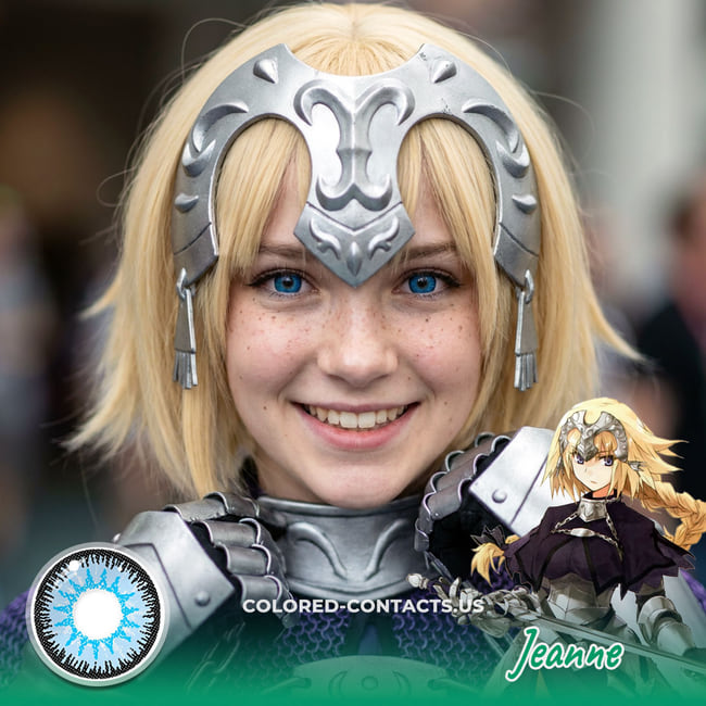 These Jeanne d'Arc Cosplay Contact Lenses Are About To Give You That Ultimate Holy Maiden Energy