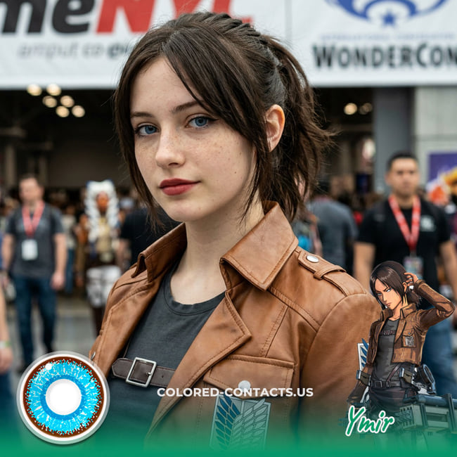 Ymir Cosplay Contact Lenses for a Fierce Blue-Eyed Scout Look