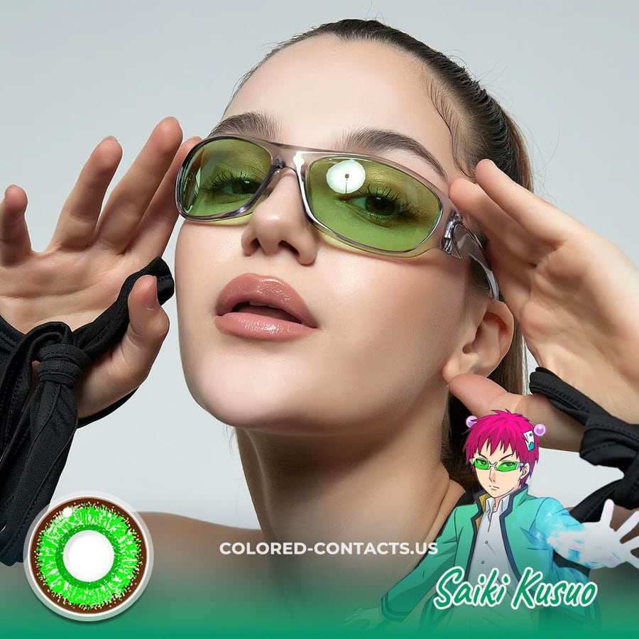 Saiki K.: Saiki Kusuo Cosplay Contact Lenses + Sunglasses - Image 5
