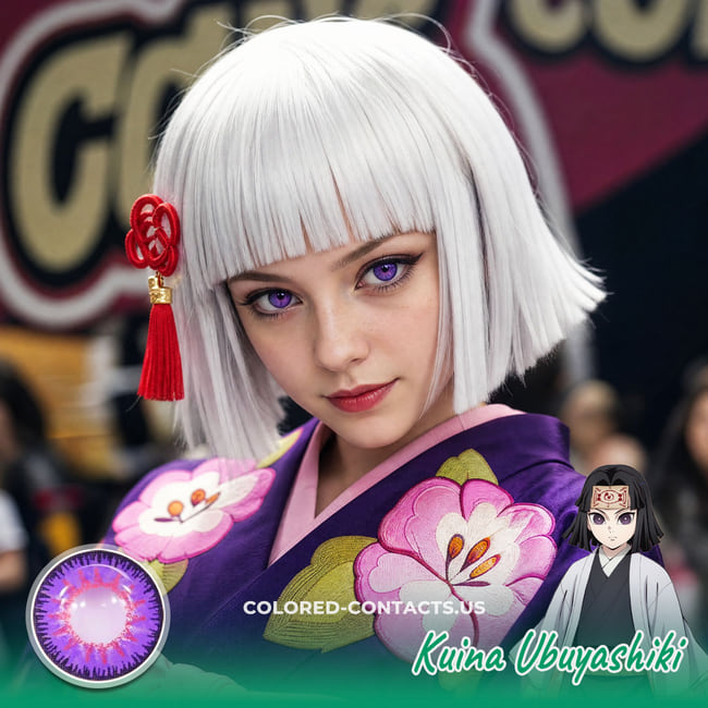 Kuina Ubuyashiki Cosplay Contact Lenses - Image 2