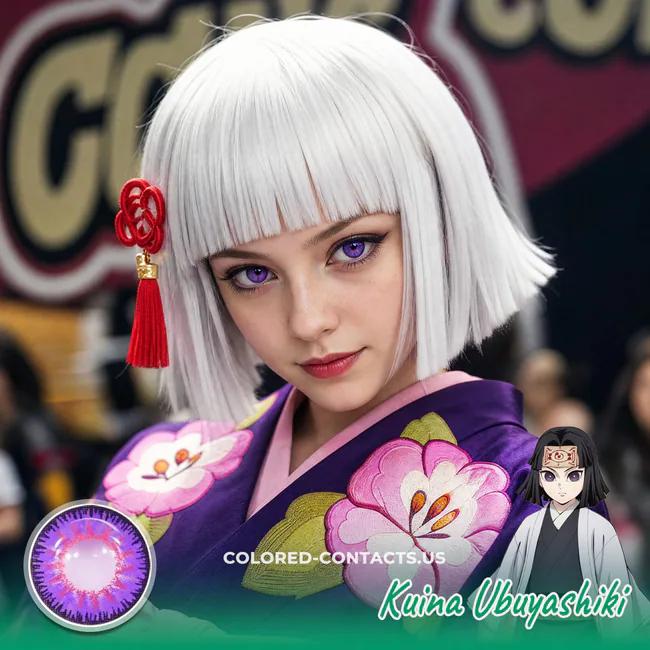 Kuina Ubuyashiki Cosplay Contact Lenses - Image 2