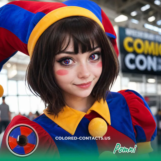 Pomni Cosplay Contact Lenses