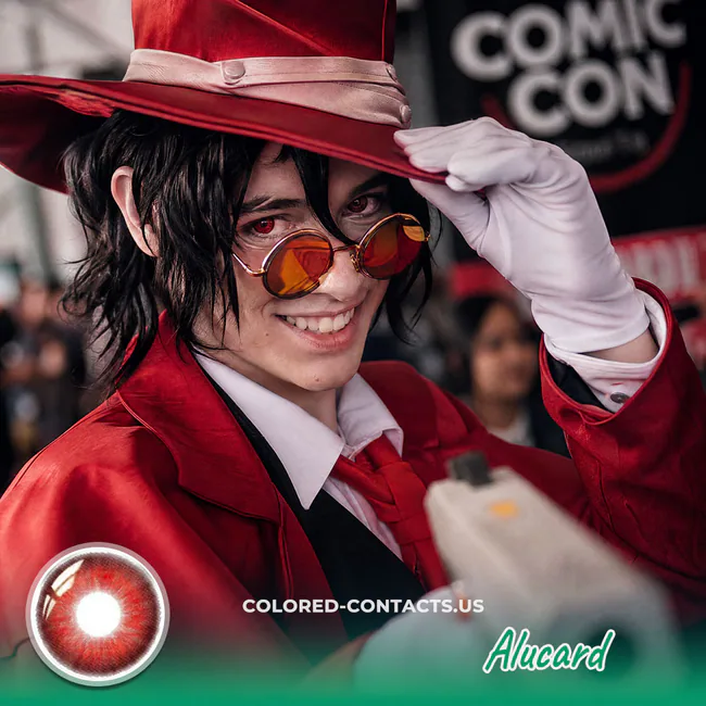 Cosplay &Amp; Halloween Best Sellers - Ccus Eyewear · Premium Colored Contacts Hellsing: Alucard Cosplay Red Contact Lenses